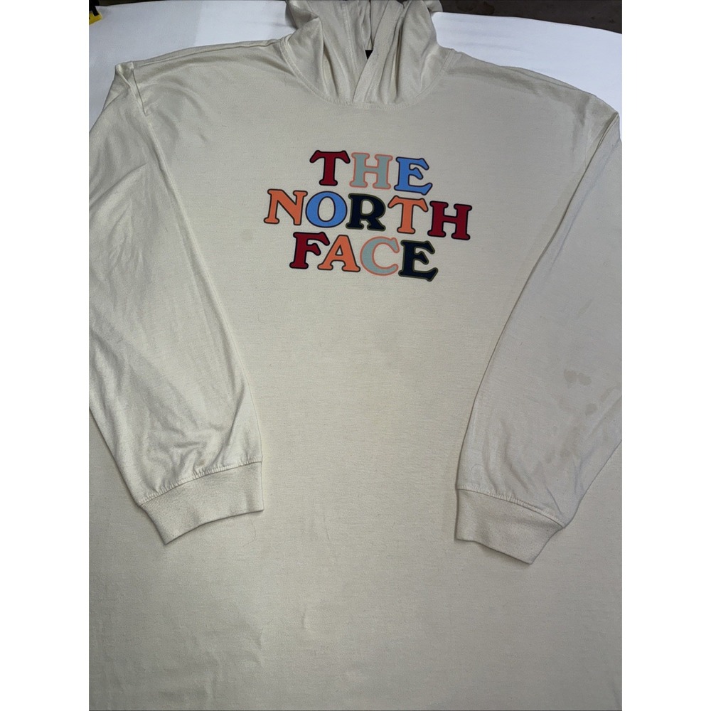 The North Face Men's Tan Long Sleeve Hooded Layer Pullover Shirt Size XXL